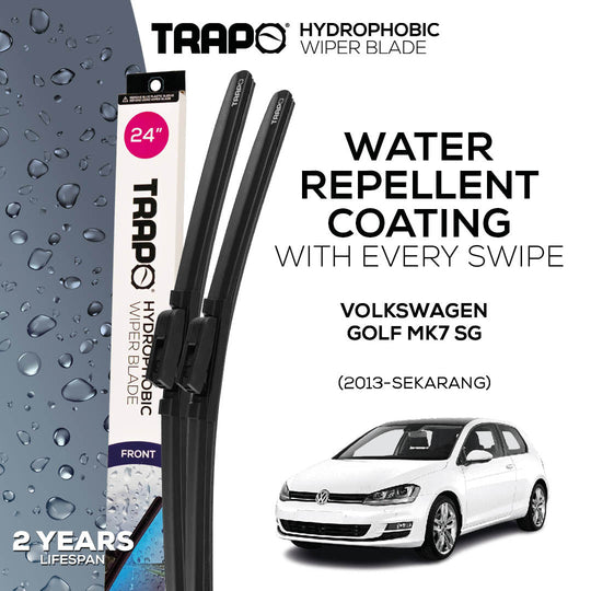 Trapo Hydrophobic Wiper Blade Volkswagen Golf MK7 SG (2013-Sekarang)