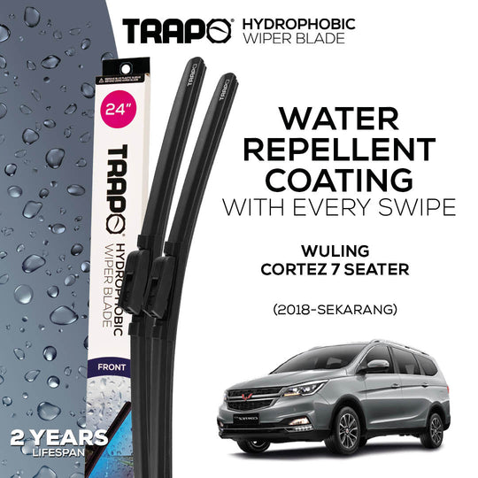 Trapo Hydrophobic Wiper Blade Wuling Cortez 7 Seater (2018-Sekarang)