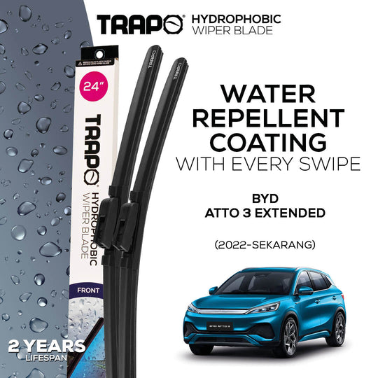 Trapo Hydrophobic Wiper Blade BYD Atto 3 Extended (2022-sekarang)