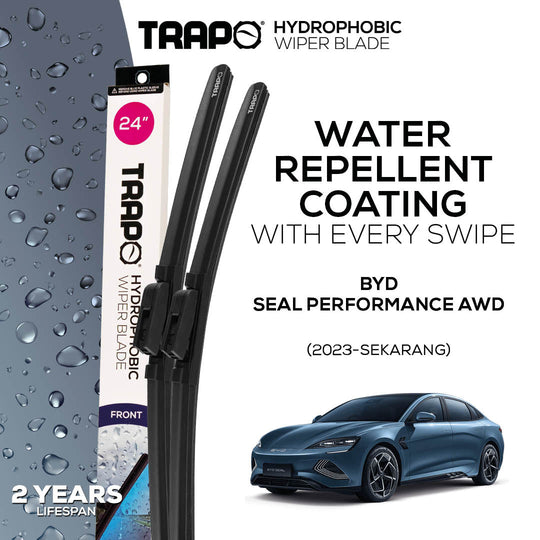 Trapo Hydrophobic Wiper Blade BYD Seal Performance (AWD) (2023-sekarang)
