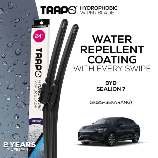 Trapo Hydrophobic Wiper Blade BYD Sealion 7 (2025-sekarang)