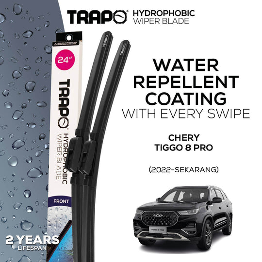 Trapo Hydrophobic Wiper Blade Chery Tiggo 8 Pro (2022 - Sekarang)