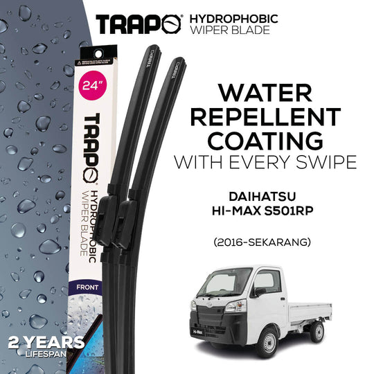 Trapo Hydrophobic Wiper Blade Daihatsu HI-MAX S501RP (2016-Sekarang)