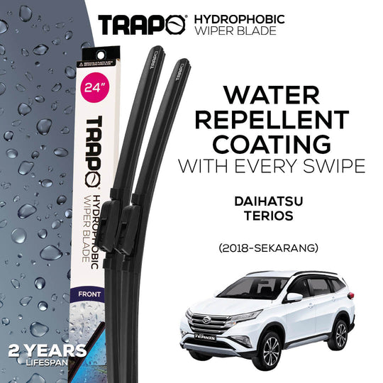 Trapo Hydrophobic Wiper Blade Daihatsu Terios (2018-Sekarang)