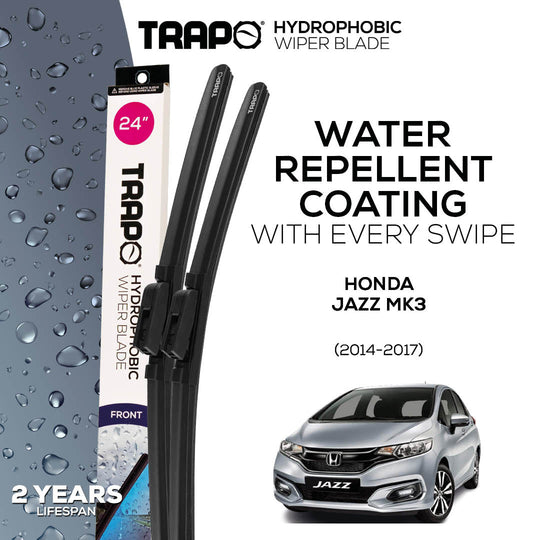 Trapo Hydrophobic Wiper Blade Honda Jazz MK3 (2014-2017)