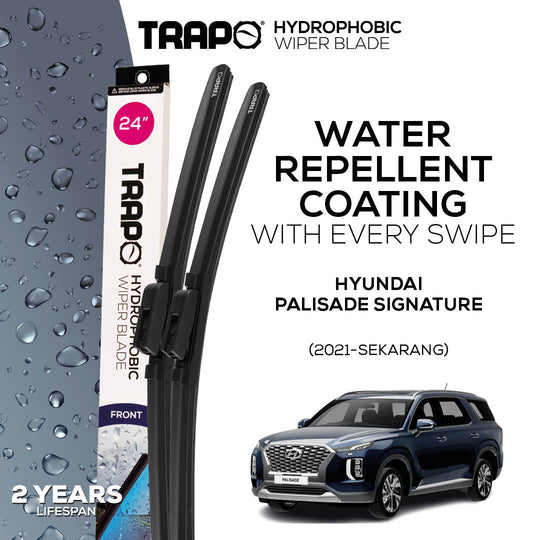 Trapo Hydrophobic Wiper Blade Hyundai Palisade Signature (2021-Sekarang)
