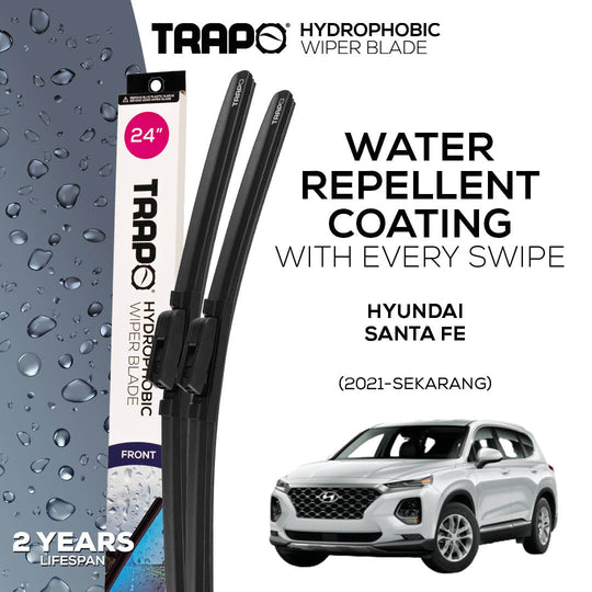 Trapo Hydrophobic Wiper Blade Hyundai Santa Fe (2021-Sekarang)