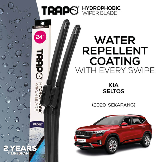 Trapo Hydrophobic Wiper Blade Kia Seltos (2020-Sekarang)