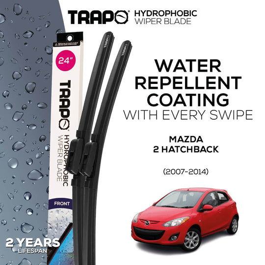 Trapo Hydrophobic Wiper Blade Mazda 2 Hatchback (2007-2014)