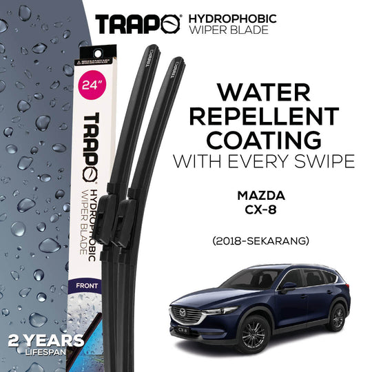 Trapo Hydrophobic Wiper Blade Mazda CX-8 (2018-Sekarang)