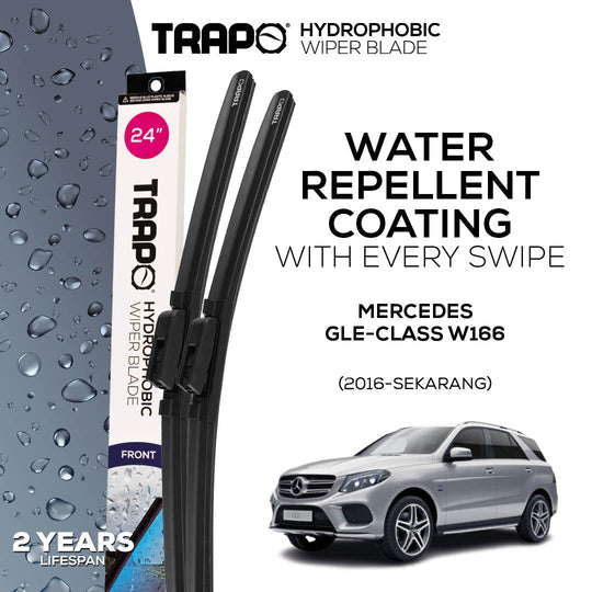 Trapo Hydrophobic Wiper Blade Mercedes Benz GLE-Class W166 (2016-Sekarang)