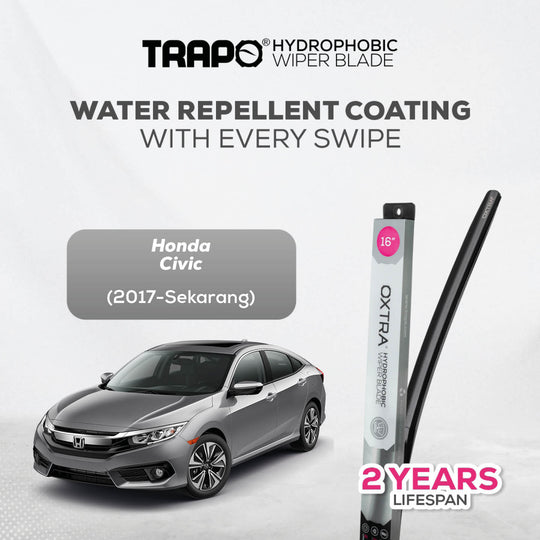 Trapo Hydrophobic Wiper Blade Honda Civic  (2017-Sekarang)